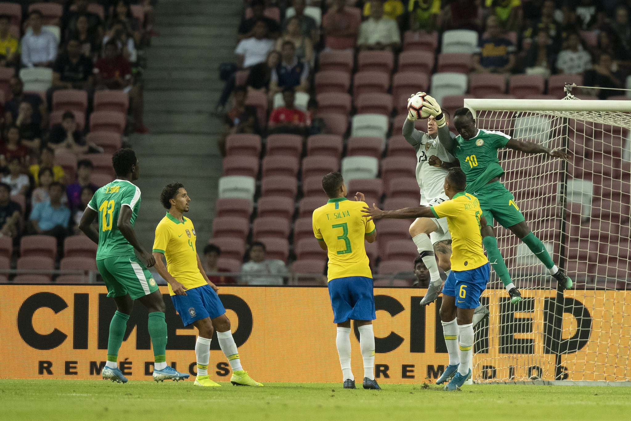 Brasil x Senegal em Singapura - Seleção Masculina Principal. Foto: Lucas Figueiredo/CBF