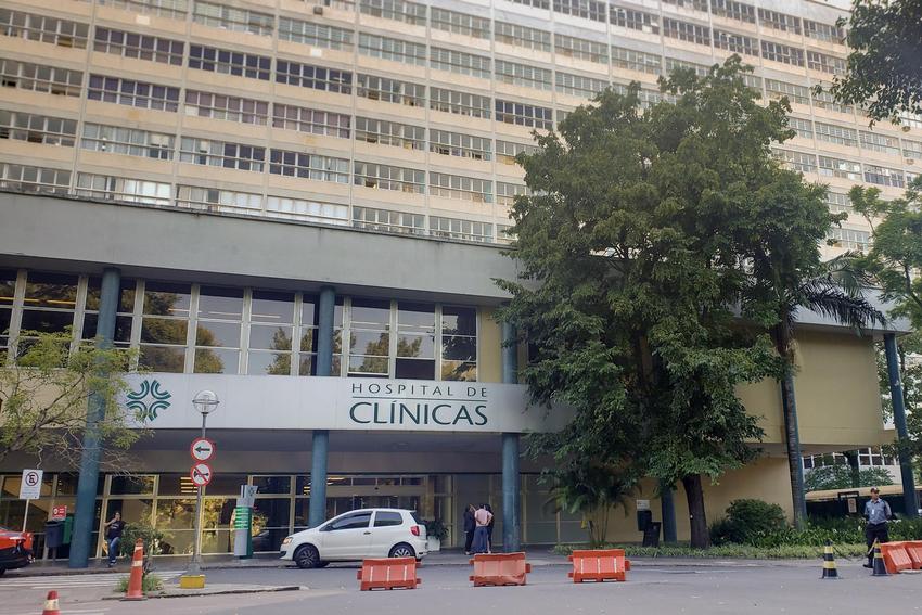 Hospital de Clínicas, em Porto Alegre. Foto: Robson da Silveira / SMS / PMPA