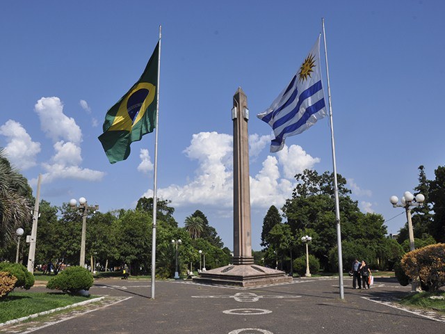 Fronteira do Brasil com o Uruguai. Foto: Divulgação