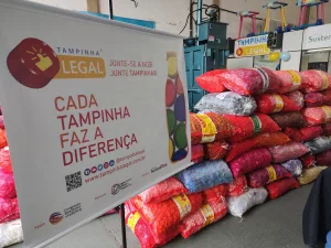 Tampinha Legal atinge marca histórica de 1 mil toneladas de tampas plásticas